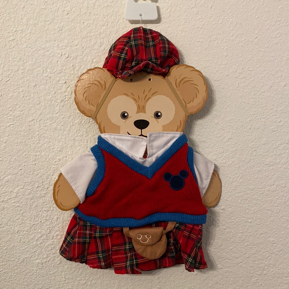 Disney Duffy Bear United Kingdom Pavilion Costume NWT